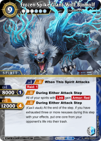 Frozen Spike Giant Wolf Bjomolf