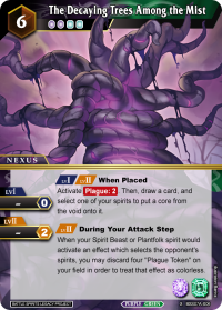 The Decaying Trees Among the Mist